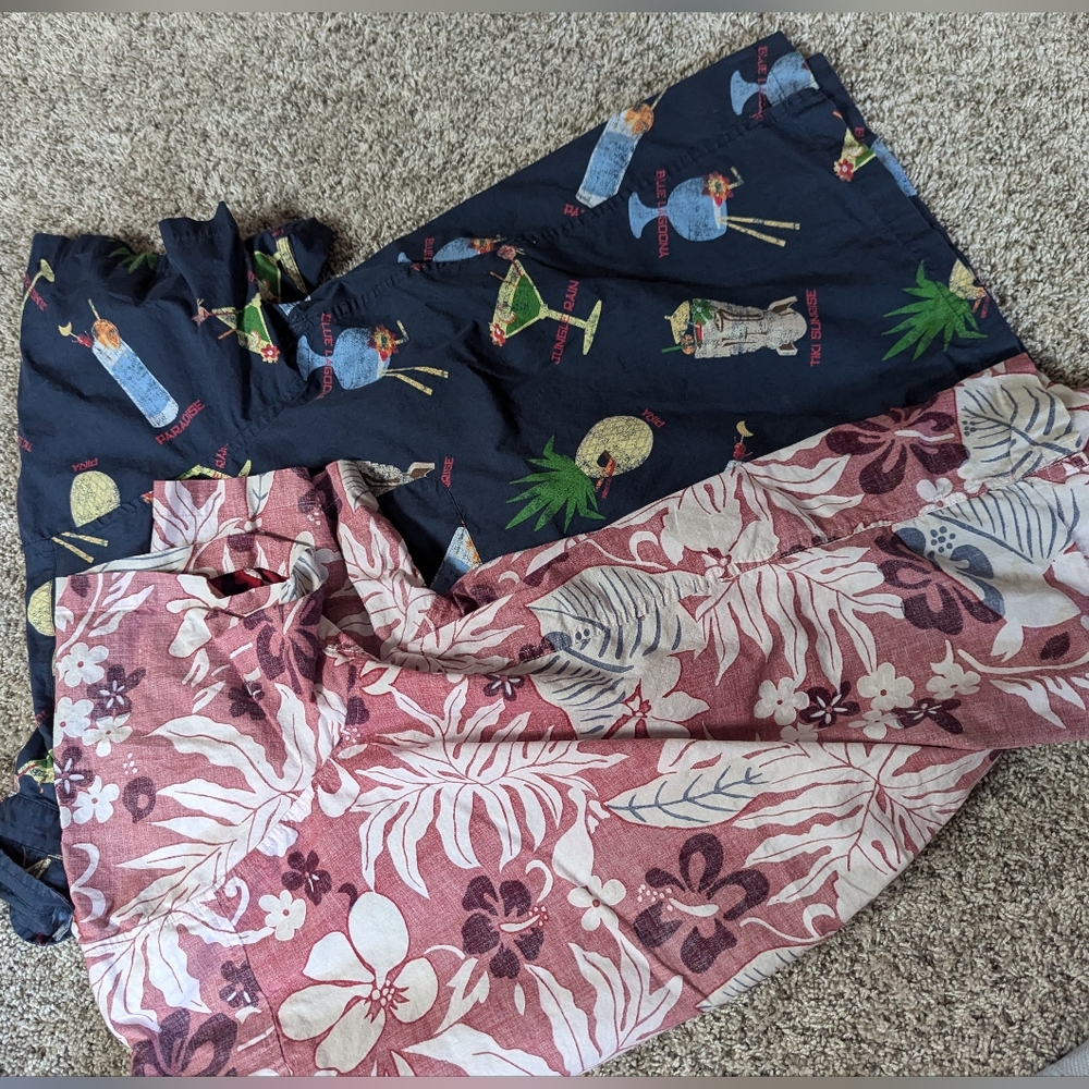 Men's luau shirt bundle